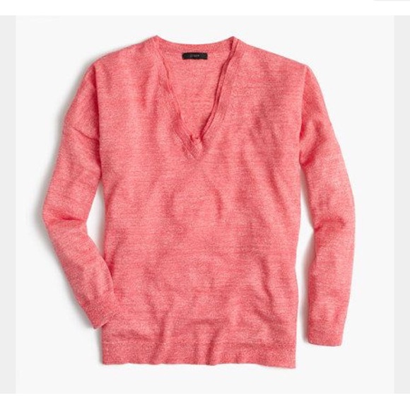 Sweaters - J. Crew Merino-Linen V-Neck Sweater⚡️SOLD⚡️